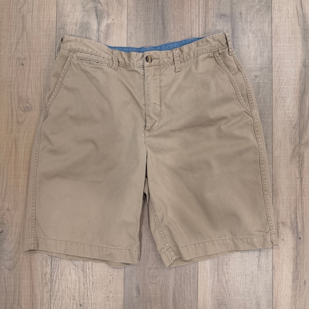 Ralph Lauren Men's Khaki Flat Front Shorts